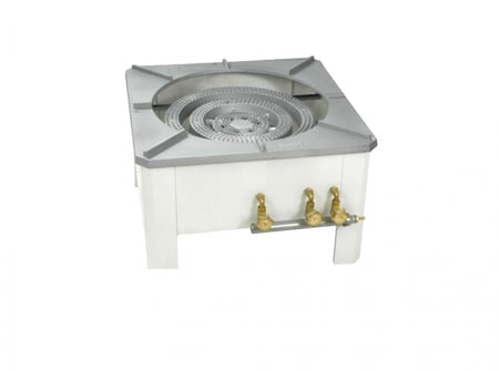 موقد غاز 3 مفتاح ابيض