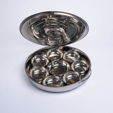 صحن فطور ستانلس ستيل