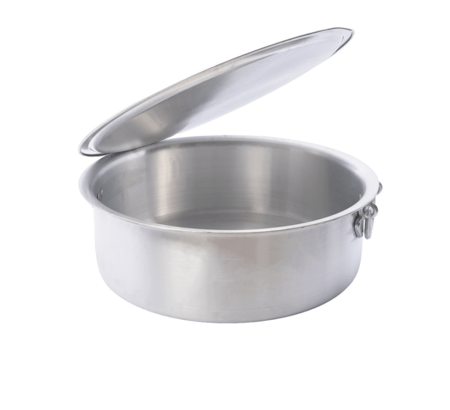 قدر بشاوري قصير بغطاء مسطح رقم50