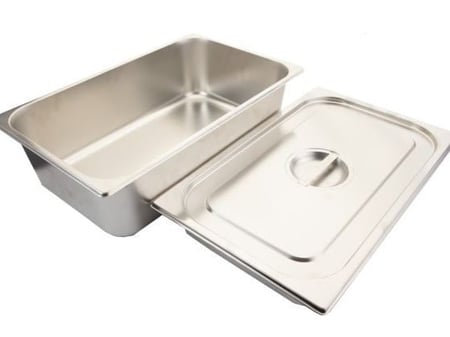 صواني حوض بغطاء استيل 1,1 ثقيل 33*53 سم