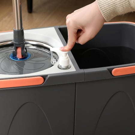 باهرة ممسحة الارضيات الدوارة المطورة مستطيل لتنظيف جميع الارضيات والجد