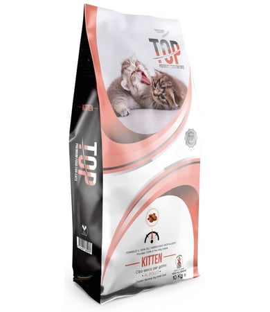 توب اكل قطط كيتن 10 كجم top kitten 10 kg