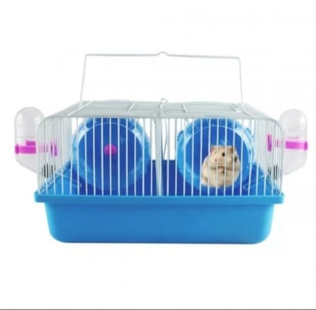 قفص هامستر ثنائي-مستلزمات القوارض-متجر كات بارك
