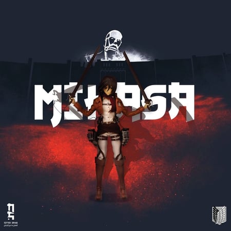 مجسم ميكاسا -Medicom Attack on Titan Mikasa Ackerman Real Hero Action RAH