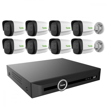 8 كاميرات شبكية 8 ميجـا IP -شامل التركيب