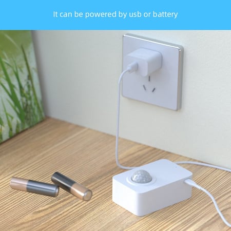 حساس كاشف للحركة واي فاي مع الانذار عبر الجوال  PIR Motion Sensor