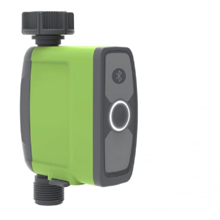 جهاز تحكم بالري مع منفذ واحد بنظام رش تلقائي لري النباتات في الحديقة أخضر/رمادي