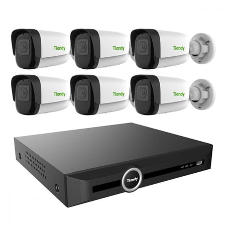 6 كاميرات شبكية 8 ميجـا IP -شامل التركيب