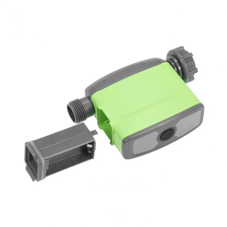 جهاز تحكم بالري مع منفذ واحد بنظام رش تلقائي لري النباتات في الحديقة أخضر/رمادي