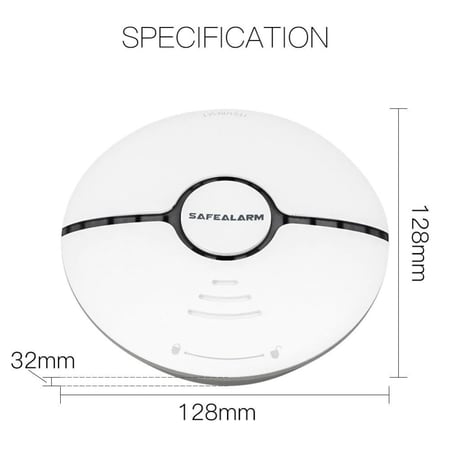مستشعر وكاشف انذار الحريق والدخان الذكي