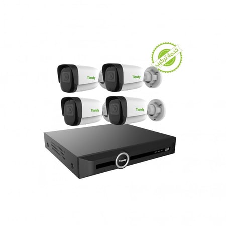 4 كاميرات شبكية 8 ميجـا IP -شامل التركيب