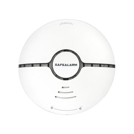 مستشعر وكاشف انذار الحريق والدخان الذكي