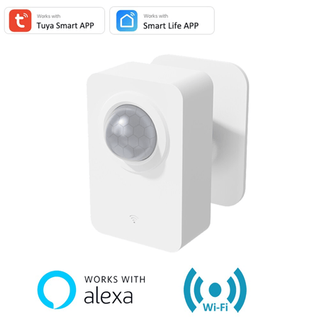 حساس كاشف للحركة واي فاي مع الانذار عبر الجوال  PIR Motion Sensor