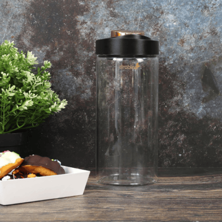 مرطبان زجاج اسود