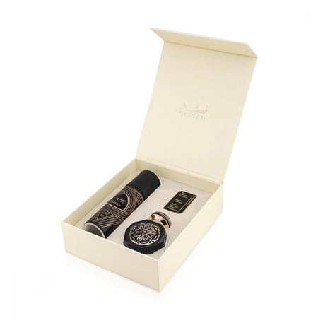 مجموعة عطور قصة هيلين الفاخرة (عطر 100 مل وبخاخ للشعر والجسم 100 مل)