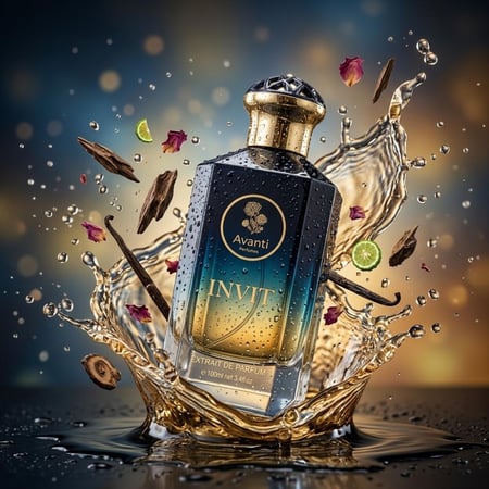 عطر انفيت اكستريت دي بارفيوم 100 مل مع رذاذ الماء والعناصر العطرية