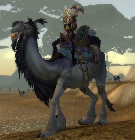 Grey Riding Camel + Title & Achievement