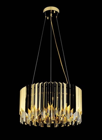 ثريا كريستال دائري تصميم حديث