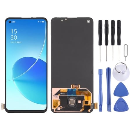 شاشة AMOLED كاملة اوبو رينو 6 5 جي  OPPO Reno6 5G  - غياركو