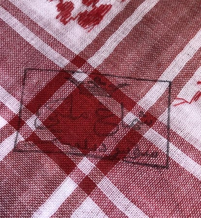 شماغ ديلوكس الملكي القديم جدا" مقاس 58