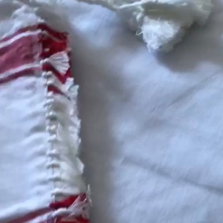 شماغ هدب الأصلي الإصدار ثاني قديم  اردني مقاس 55  مع كثله