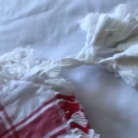شماغ هدب الأصلي الإصدار ثاني قديم  اردني مقاس 55  مع كثله