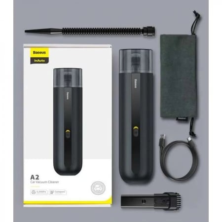 Baseus A2 مكنسة كهربائية للسيارة ، 5000 باسكال