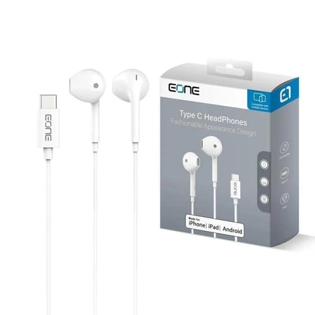 سماعة سلك EONE مدخل تايب سي