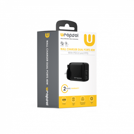 شاحن جداري من رابسول بقوة 40 واط منفذين PD