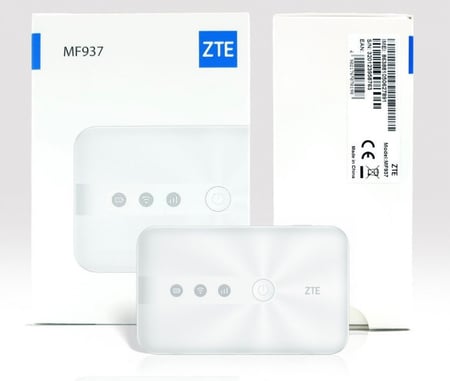 راوتر ZTE متنقل MF937 150Mbps لون ابيض