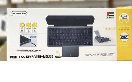 كيبورد وايرلس مع ماوس ماركة DIGTPLUS