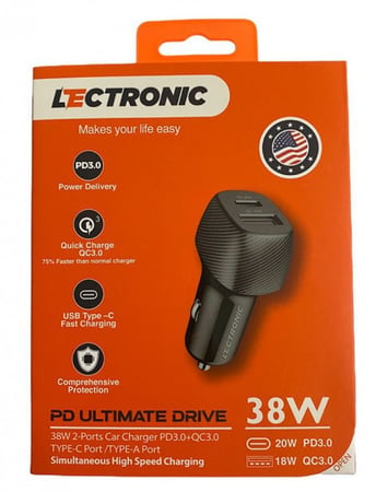 فيش سياره ماركة LECTRONIC قوه 38 واط