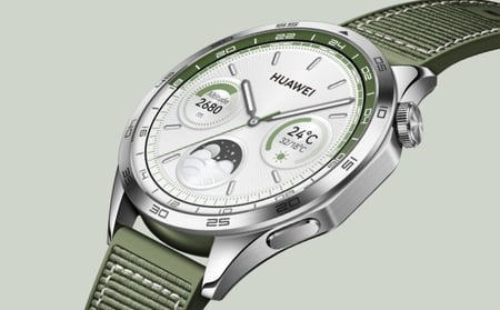 ساعة هواوي واتش جي تي 4 لون زيتي