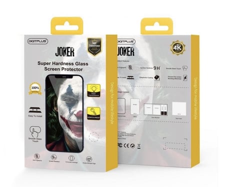 استكر حماية شفاف من JOKER للايفون 15وايفون 15 بلس وايفون 15 برو وايفون 15برو ماكس