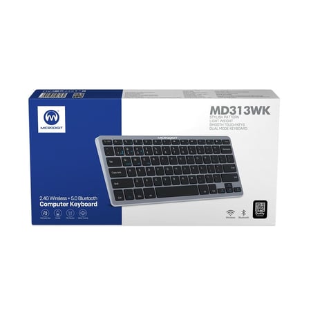 لوحة مفاتيح مايكروديجيت Wireless Keyboard Microdigit MD313WK