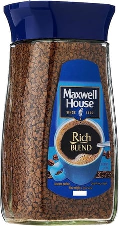 قهوة بمذاق قوي من ماكسويل هاوس MAXWELL HOUSE COFFEE INTENSE 95 GM