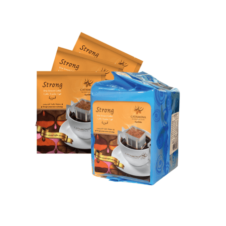 كاتامونا قهوة مطحونة مقطرة - قوية عبوة 10 أكياس CATAMONA STRONG COFFEE 10GRAMS *10 BAGS