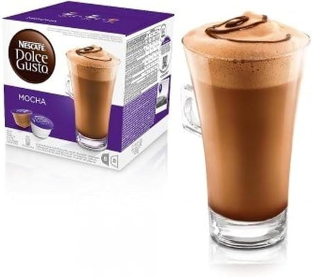 كبسولات دولشي نسكافيه موكا 216ج*16كبسوله  Nescafe Dolce Gusto MOCHA Capsules