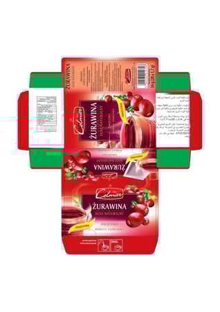شاي فاكهة التوت البري مع الكركديه 1.5 غرام  خيط *20 خيط  Cranberry Fruit Tea with Hibiscus 1.5g Thread *20 Threads Celmar