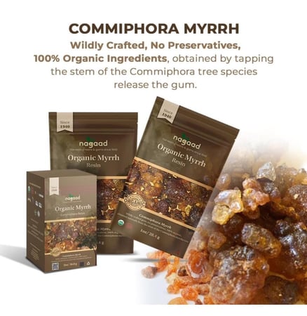 مرة افريقيه عضوية معبأه في غلاف خاص 56.80 جرام   Organic African Myrrh