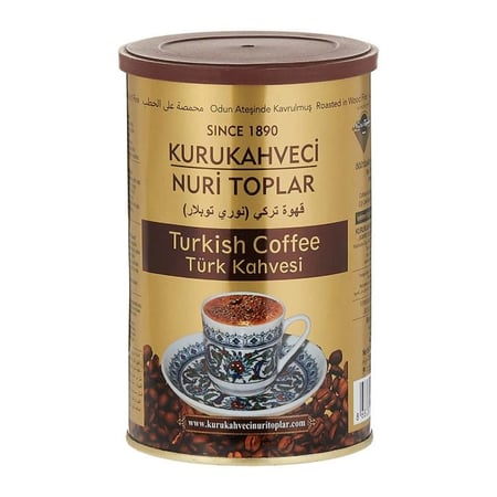 قهوة نوري توبلار تركية  محمصة على الحطب  250 جرام  Nuri Toplar Turkish Coffee Roasted on Wood 250g