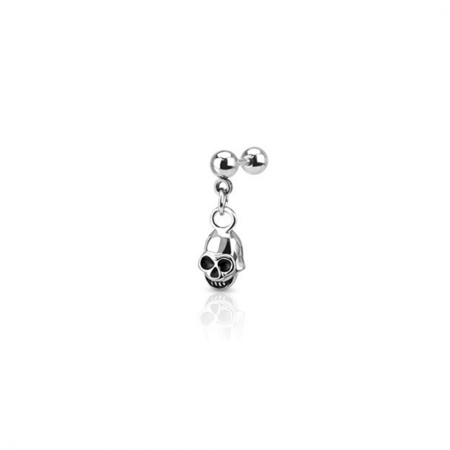 16g Skull Dangle Flat Back