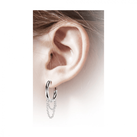 16g Chain Earring 2pcs