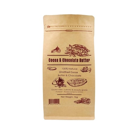 زبدة الكاكاو الخام للبشرة والأكل بوزن واحد كيلوجرام انتاج غانا