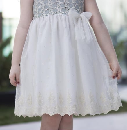 فستان الدانتيل الراقي