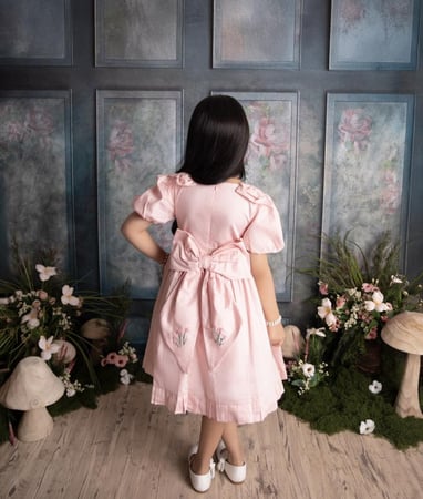 فستان روزا المطرز يدوي