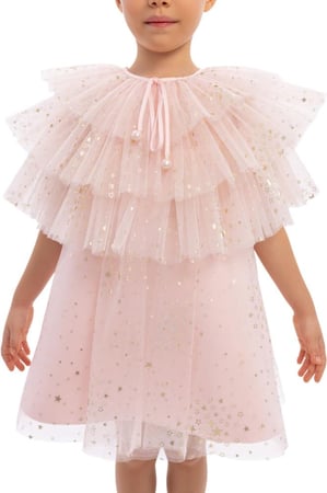 فستان مع كيب