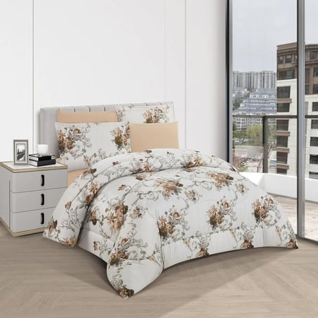 افضل مفرش صيفي نفرين 6 قطع - متعدد الألوان - مفارش ميلين