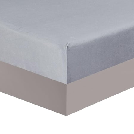 بكم افضل مفارش شتوية مزدوج مخمل فرو 6 قطع - رمادي - مفارش ميلين