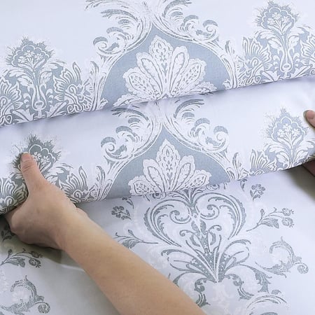 افضل مفارش صيفي مزدوج 10 قطع - ريفيرا - رصاصي - مفارش ميلين